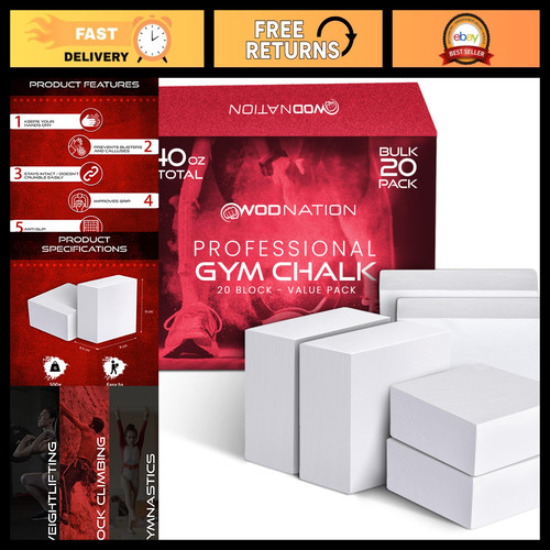 Premium gym chalk blocks - blocks,